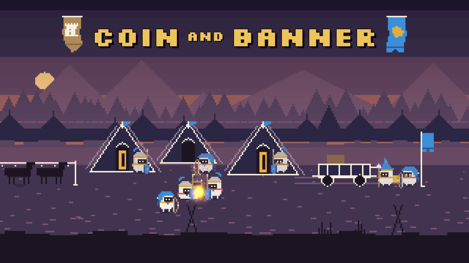 Coin and Banner